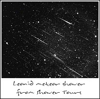 Leonid meteor shower